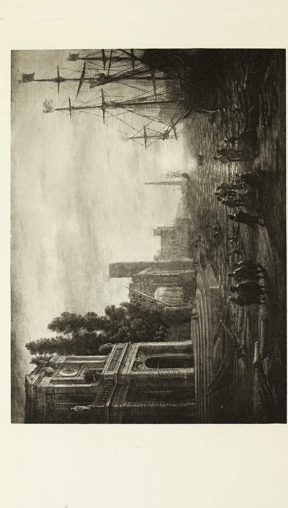 An illustration from A catalogue raisonné of the works of the most eminent Dutch, Flemish, and French painters; in which is included a short biographical notice of the artists, with a copious description of their principal pictures; a statement of the prices at which such pictures have been sold at public sales on the continent and in England; a reference to the galleries and private collections, in which a large portion are at present; and the names of the artists by whom they have been engraved; to which is added, a brief notice of the scholars & imitators of the great masters of the above schools:, 1829, leaf 445