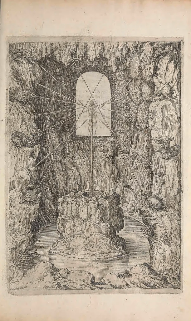 An illustration from Les raisons des forces mouuantes auec diuerses machines tant vtilles que plaisantes : aus quelles sont adioints plusieurs desseings de grotes et fontaines, 1615, leaf 118