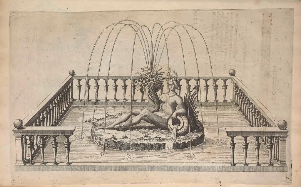 An illustration from Les raisons des forces mouuantes auec diuerses machines tant vtilles que plaisantes : aus quelles sont adioints plusieurs desseings de grotes et fontaines, 1615, leaf 124