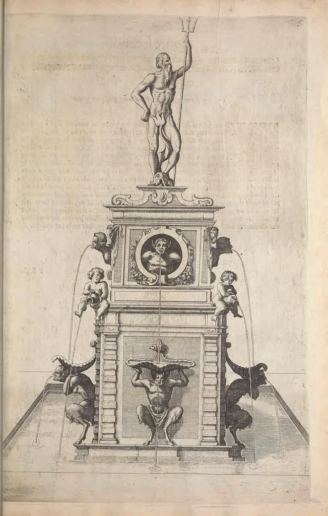 An illustration from Les raisons des forces mouuantes auec diuerses machines tant vtilles que plaisantes : aus quelles sont adioints plusieurs desseings de grotes et fontaines, 1615, leaf 126