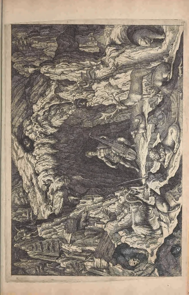 An illustration from Les raisons des forces mouuantes auec diuerses machines tant vtilles que plaisantes : aus quelles sont adioints plusieurs desseings de grotes et fontaines, 1615, leaf 148