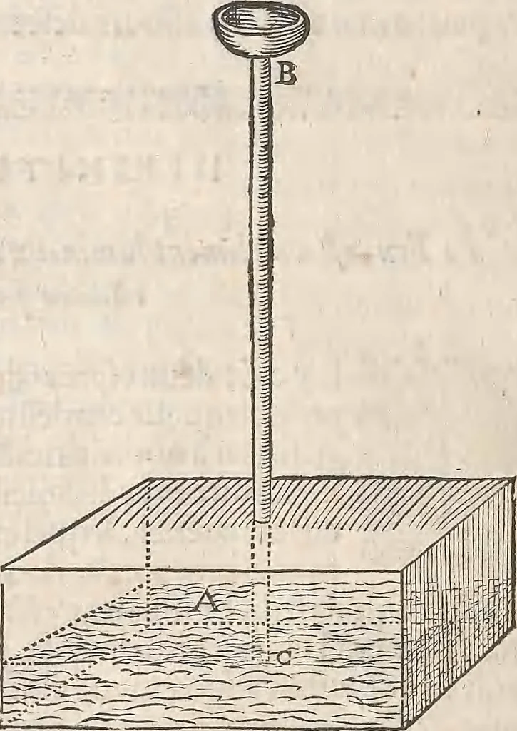 An illustration from Les raisons des forces mouuantes auec diuerses machines tant vtilles que plaisantes : aus quelles sont adioints plusieurs desseings de grotes et fontaines, 1615, leaf 17
