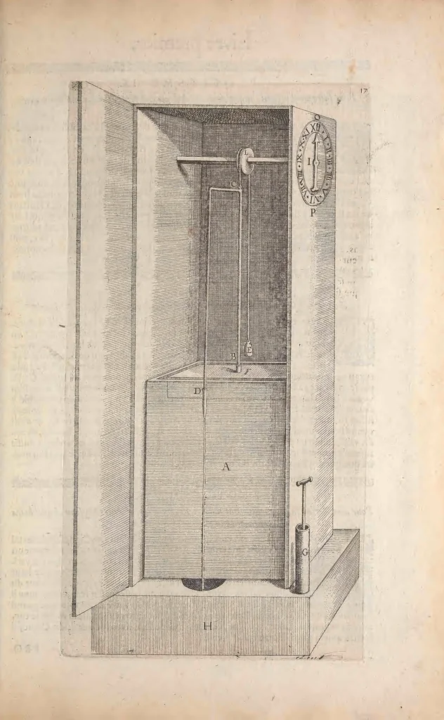 An illustration from Les raisons des forces mouuantes auec diuerses machines tant vtilles que plaisantes : aus quelles sont adioints plusieurs desseings de grotes et fontaines, 1615, leaf 50