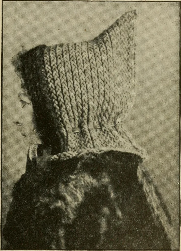 An illustration from Rake knitting and its special adaptation to invalid workers, 1916, leaf 20