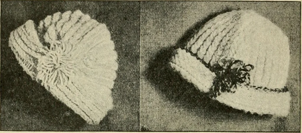 An illustration from Rake knitting and its special adaptation to invalid workers, 1916, leaf 25