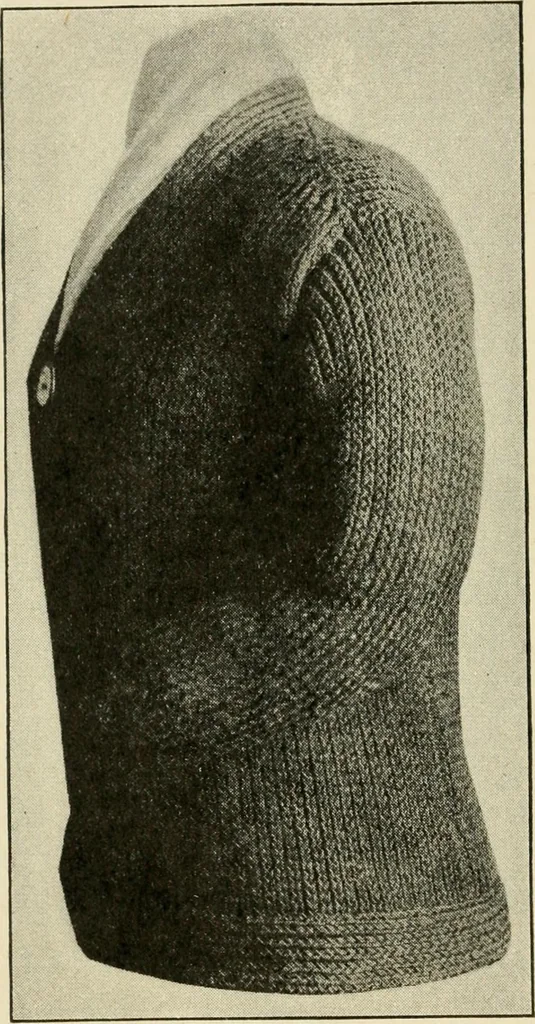 An illustration from Rake knitting and its special adaptation to invalid workers, 1916, leaf 29