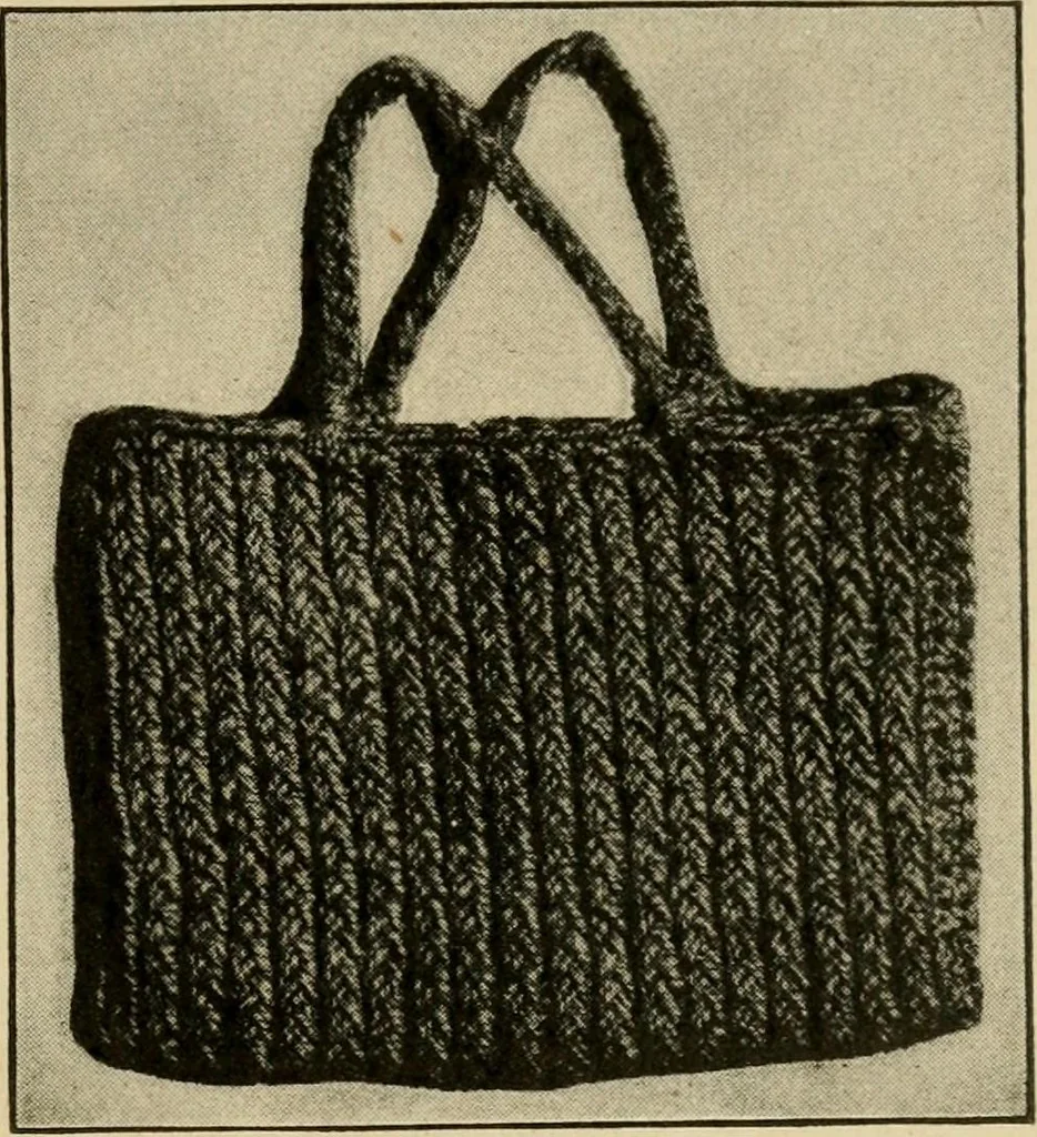 An illustration from Rake knitting and its special adaptation to invalid workers, 1916, leaf 34
