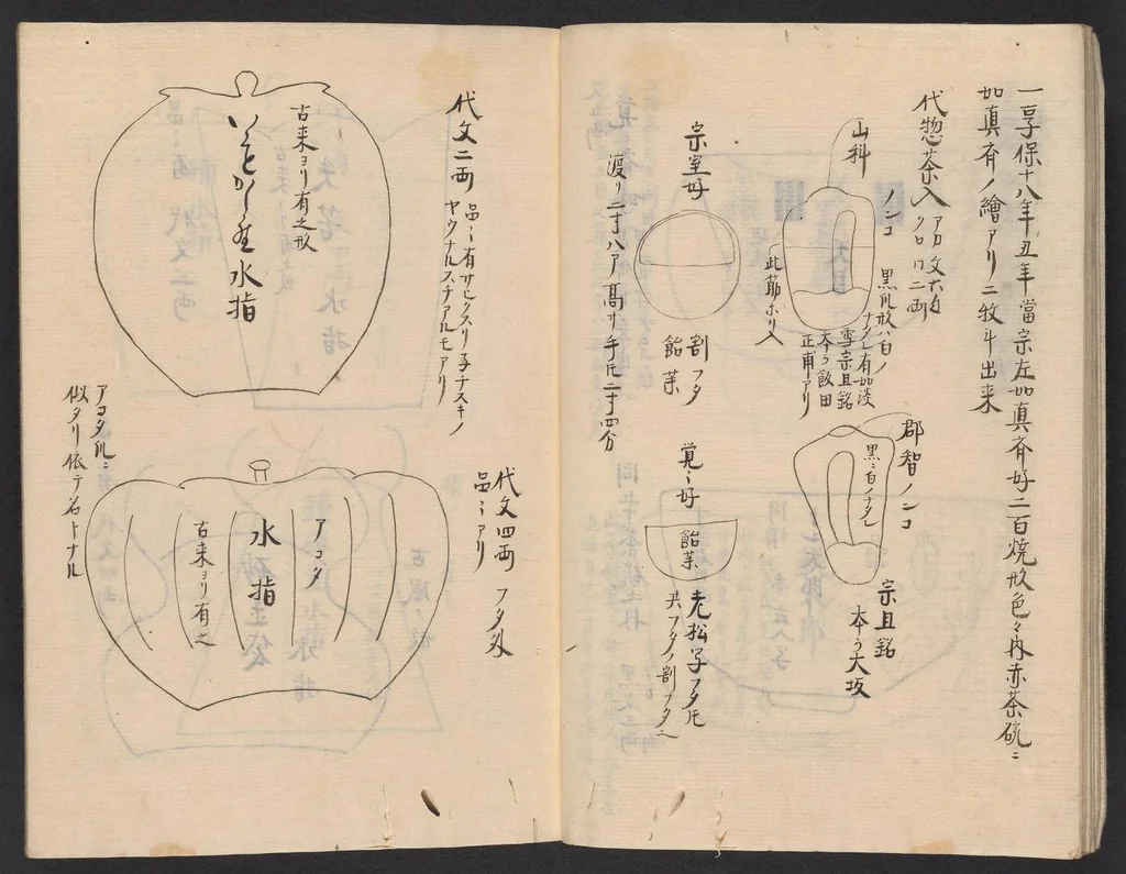 An illustration from [Rakuyaki] = [Raku pottery], 1700, leaf 18