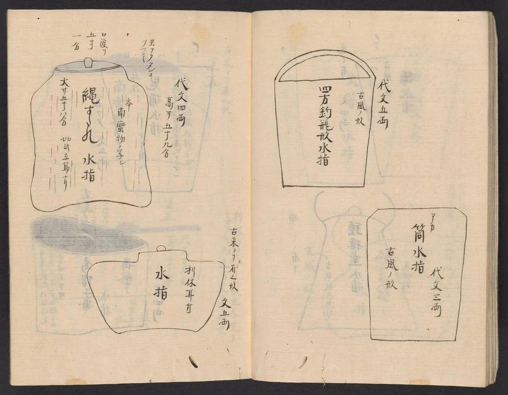 An illustration from [Rakuyaki] = [Raku pottery], 1700, leaf 20