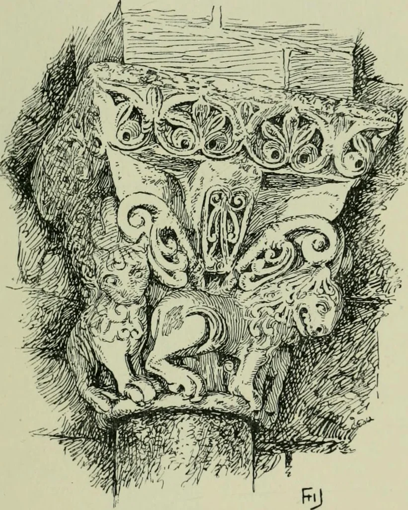 An illustration from Rambles in the Pyrenees and the adjacent districts, Gascony, Pays de Foix [and] Roussillon, 1912, leaf 120