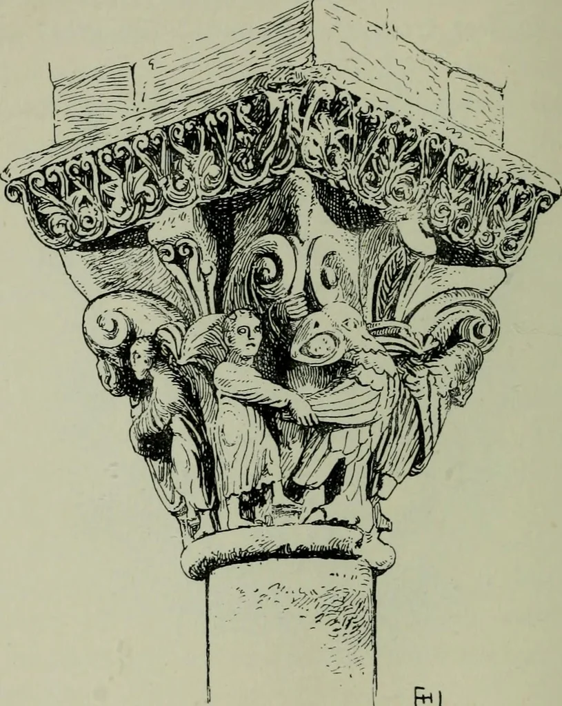 An illustration from Rambles in the Pyrenees and the adjacent districts, Gascony, Pays de Foix [and] Roussillon, 1912, leaf 121