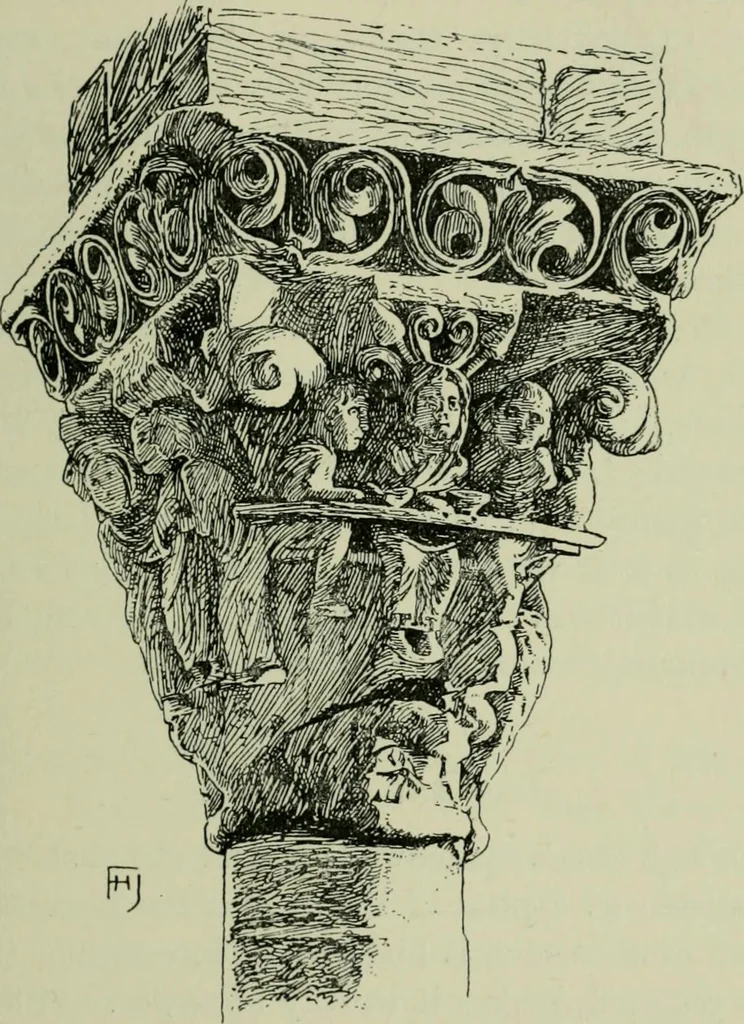 An illustration from Rambles in the Pyrenees and the adjacent districts, Gascony, Pays de Foix [and] Roussillon, 1912, leaf 122