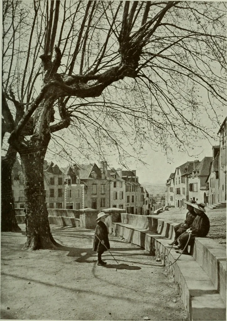An illustration from Rambles in the Pyrenees and the adjacent districts, Gascony, Pays de Foix [and] Roussillon, 1912, leaf 136