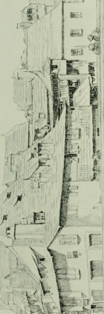 An illustration from Rambles in the Pyrenees and the adjacent districts, Gascony, Pays de Foix [and] Roussillon, 1912, leaf 144