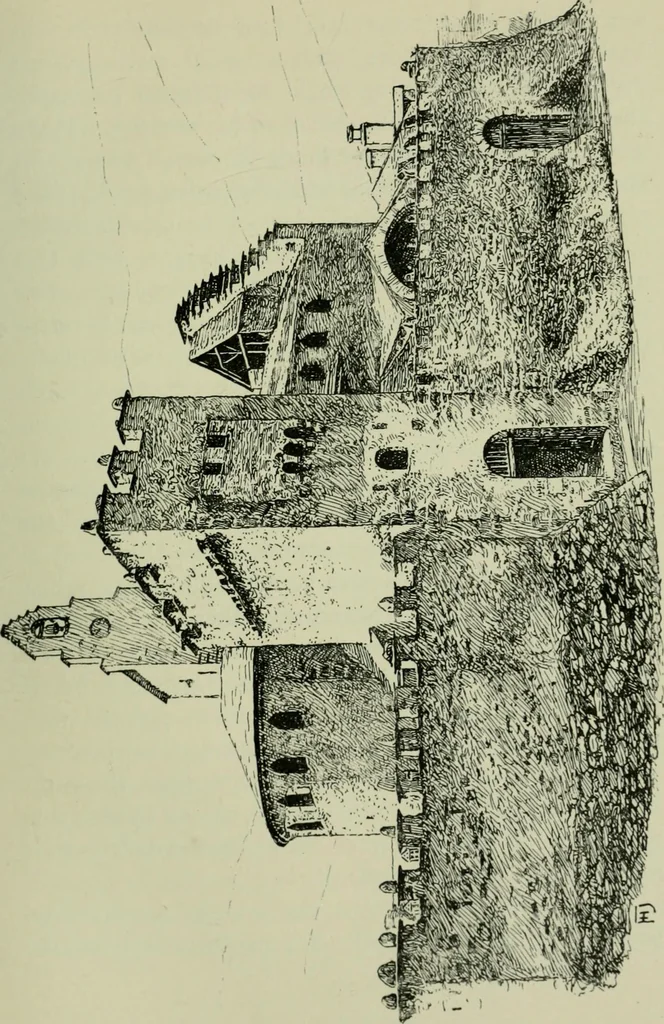 An illustration from Rambles in the Pyrenees and the adjacent districts, Gascony, Pays de Foix [and] Roussillon, 1912, leaf 152