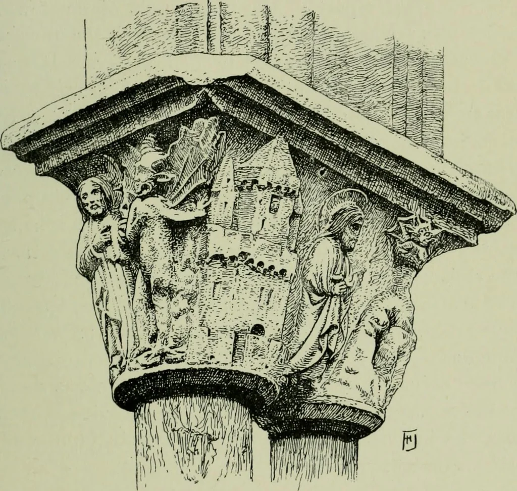 An illustration from Rambles in the Pyrenees and the adjacent districts, Gascony, Pays de Foix [and] Roussillon, 1912, leaf 160