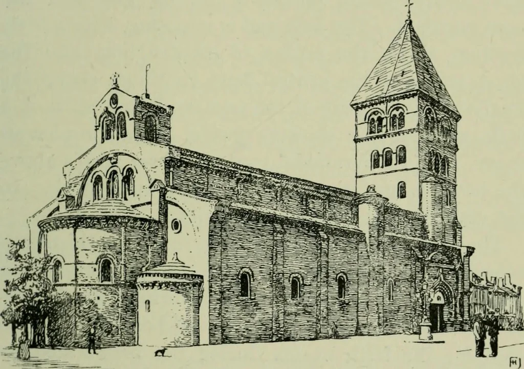An illustration from Rambles in the Pyrenees and the adjacent districts, Gascony, Pays de Foix [and] Roussillon, 1912, leaf 192