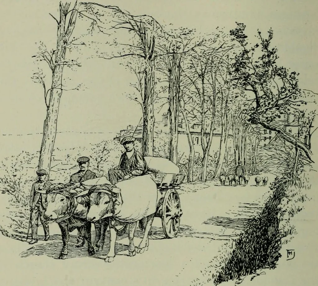 An illustration from Rambles in the Pyrenees and the adjacent districts, Gascony, Pays de Foix [and] Roussillon, 1912, leaf 199