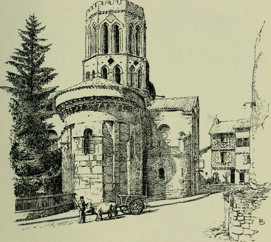 An illustration from Rambles in the Pyrenees and the adjacent districts, Gascony, Pays de Foix [and] Roussillon, 1912, leaf 208