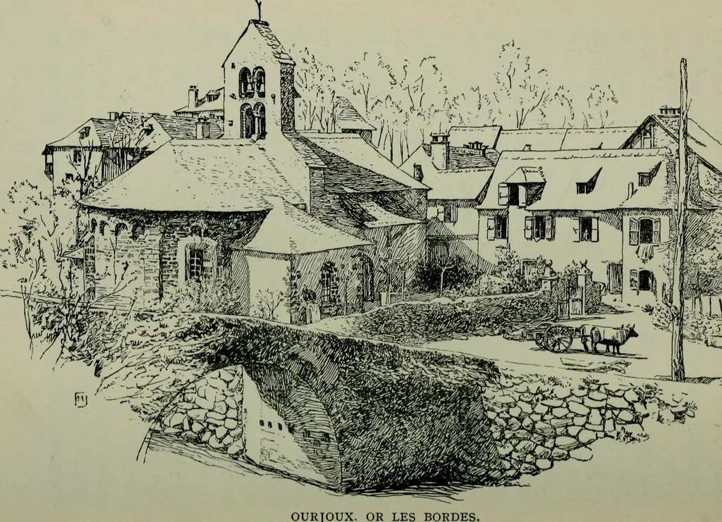 An illustration from Rambles in the Pyrenees and the adjacent districts, Gascony, Pays de Foix [and] Roussillon, 1912, leaf 229