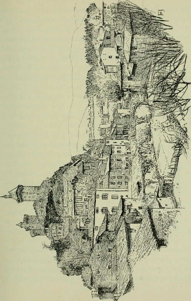 An illustration from Rambles in the Pyrenees and the adjacent districts, Gascony, Pays de Foix [and] Roussillon, 1912, leaf 236
