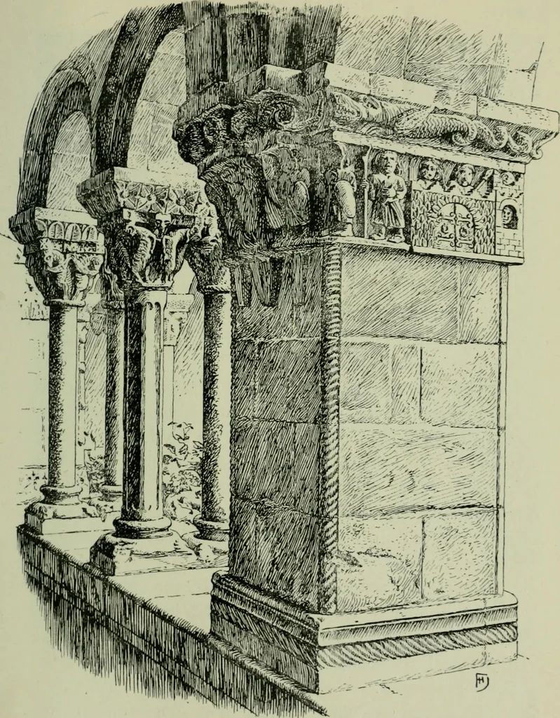 An illustration from Rambles in the Pyrenees and the adjacent districts, Gascony, Pays de Foix [and] Roussillon, 1912, leaf 348