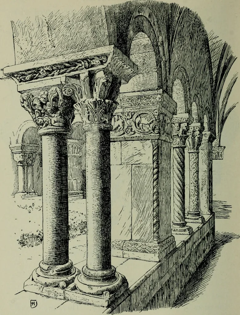 An illustration from Rambles in the Pyrenees and the adjacent districts, Gascony, Pays de Foix [and] Roussillon, 1912, leaf 353
