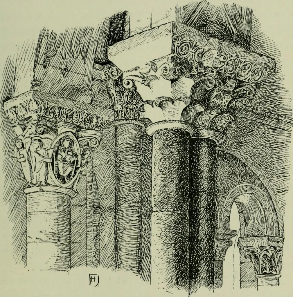 An illustration from Rambles in the Pyrenees and the adjacent districts, Gascony, Pays de Foix [and] Roussillon, 1912, leaf 444