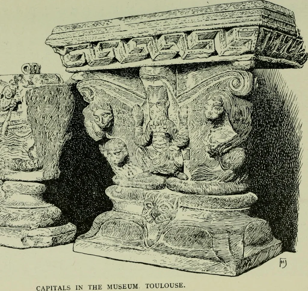 An illustration from Rambles in the Pyrenees and the adjacent districts, Gascony, Pays de Foix [and] Roussillon, 1912, leaf 446