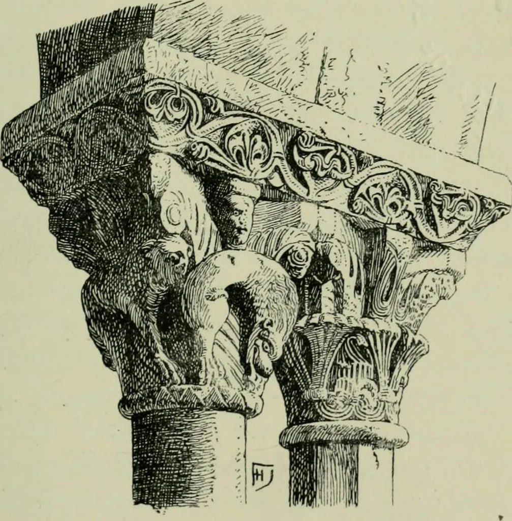An illustration from Rambles in the Pyrenees and the adjacent districts, Gascony, Pays de Foix [and] Roussillon, 1912, leaf 8