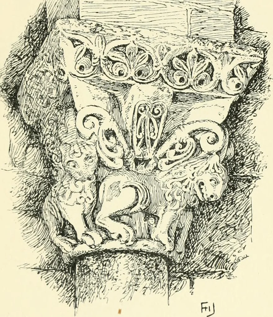 An illustration from Rambles in the Pyrenees and the adjacent districts, Gascony, Pays de Foix, & Roussillon, 1912, leaf 124