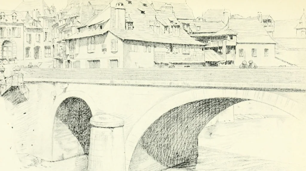 An illustration from Rambles in the Pyrenees and the adjacent districts, Gascony, Pays de Foix, & Roussillon, 1912, leaf 148