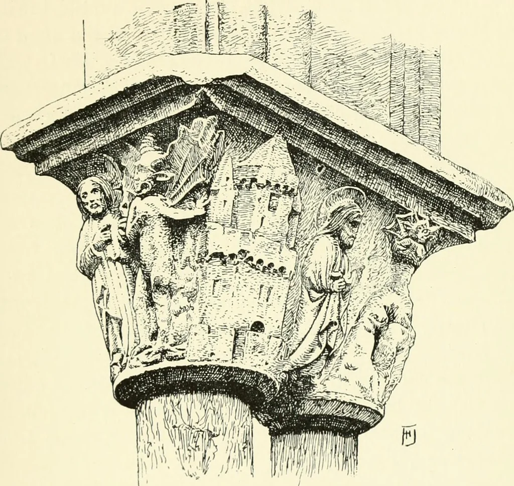 An illustration from Rambles in the Pyrenees and the adjacent districts, Gascony, Pays de Foix, & Roussillon, 1912, leaf 164