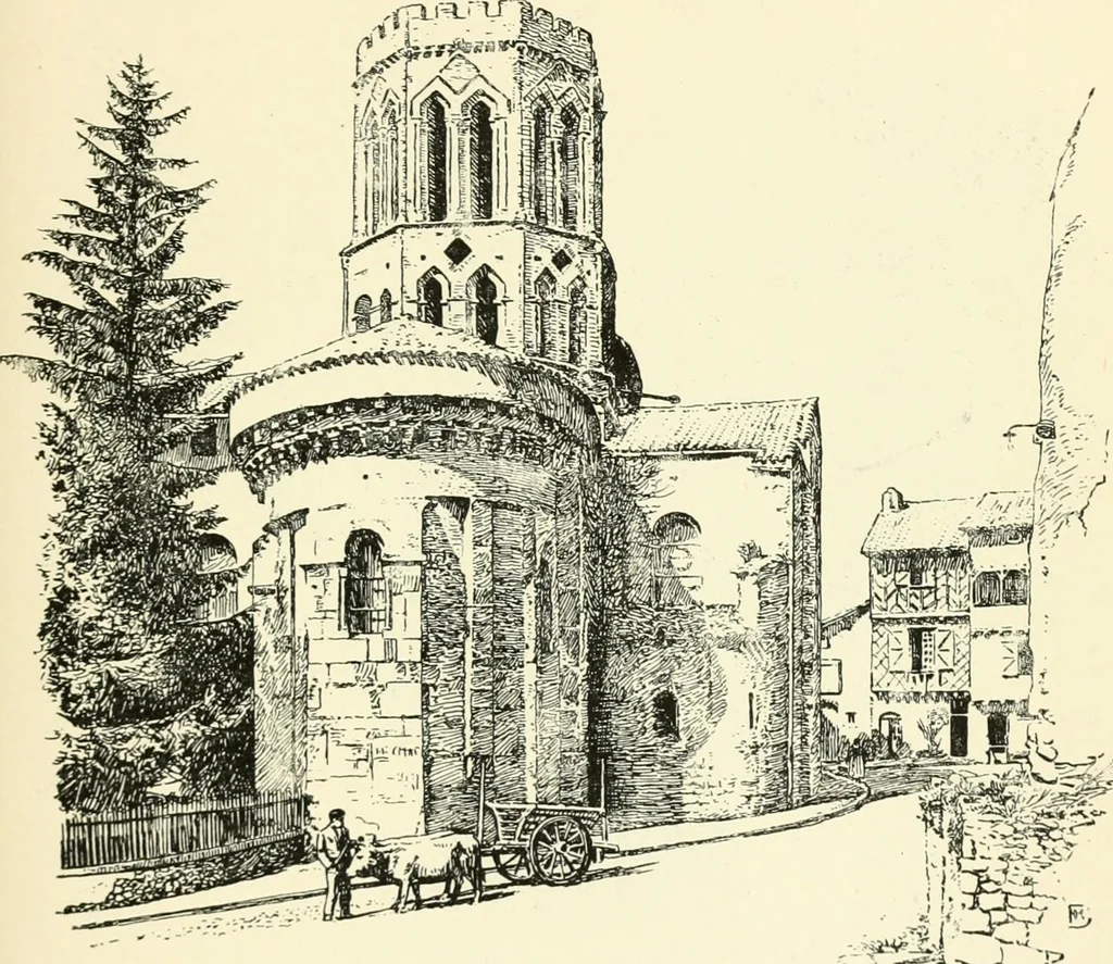 An illustration from Rambles in the Pyrenees and the adjacent districts, Gascony, Pays de Foix, & Roussillon, 1912, leaf 212