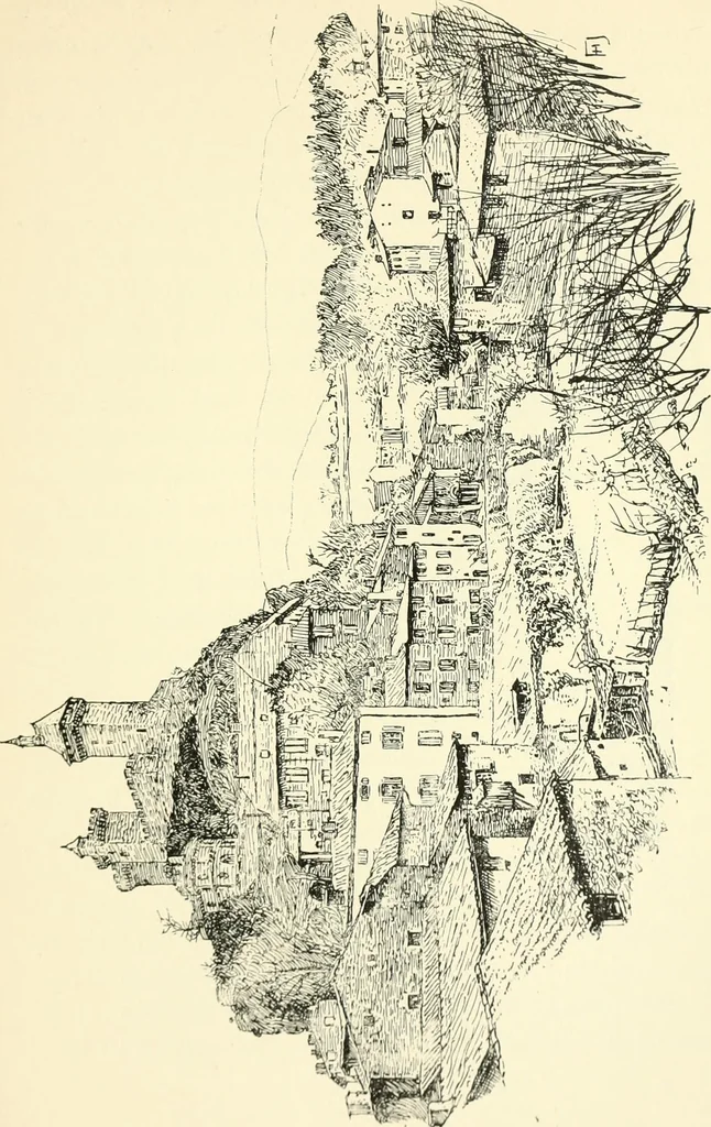 An illustration from Rambles in the Pyrenees and the adjacent districts, Gascony, Pays de Foix, & Roussillon, 1912, leaf 240