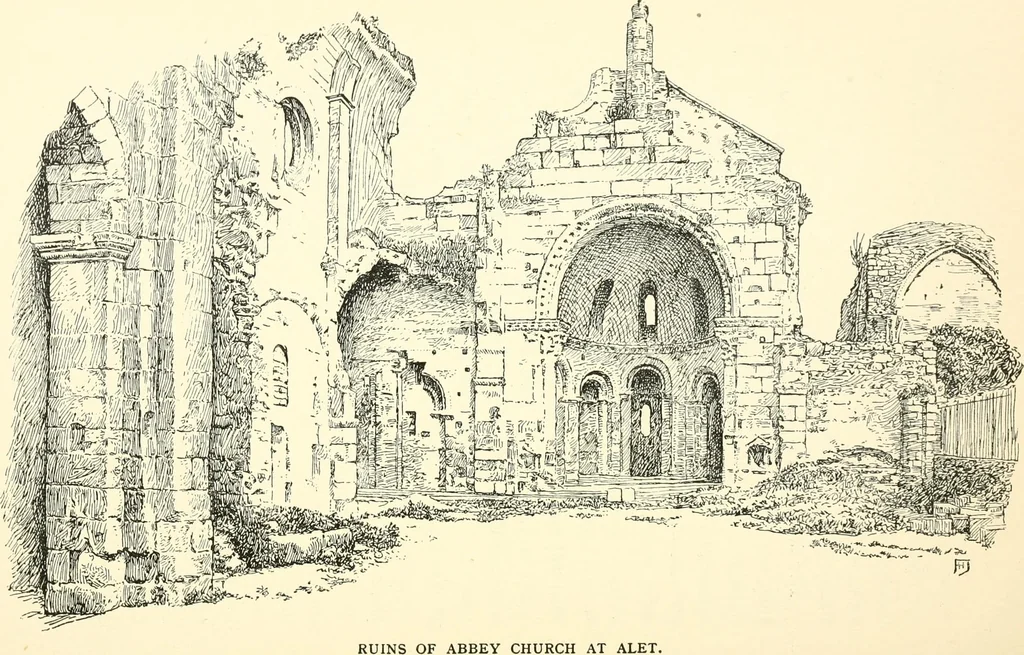 An illustration from Rambles in the Pyrenees and the adjacent districts, Gascony, Pays de Foix, & Roussillon, 1912, leaf 261