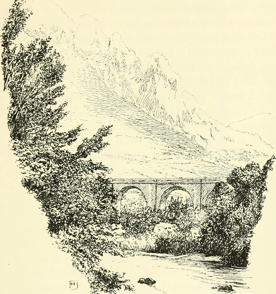 An illustration from Rambles in the Pyrenees and the adjacent districts, Gascony, Pays de Foix, & Roussillon, 1912, leaf 266