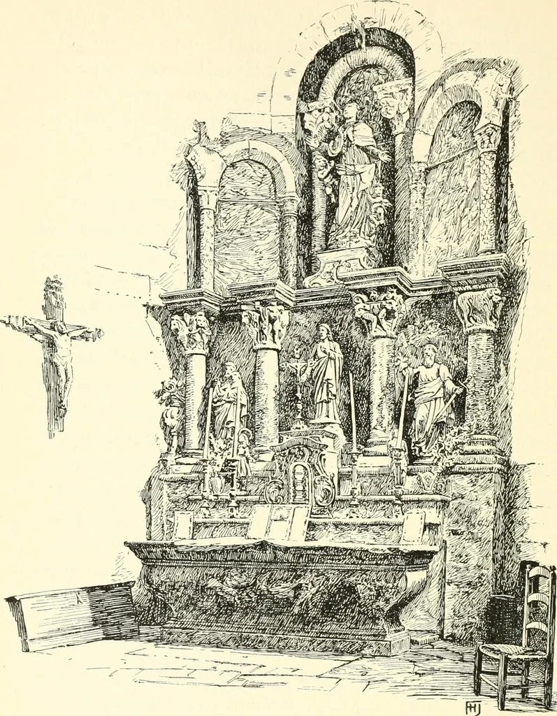 An illustration from Rambles in the Pyrenees and the adjacent districts, Gascony, Pays de Foix, & Roussillon, 1912, leaf 297