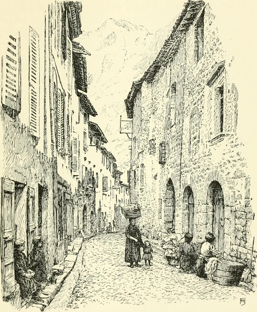 An illustration from Rambles in the Pyrenees and the adjacent districts, Gascony, Pays de Foix, & Roussillon, 1912, leaf 320