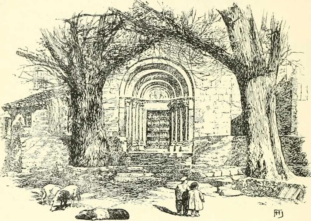 An illustration from Rambles in the Pyrenees and the adjacent districts, Gascony, Pays de Foix, & Roussillon, 1912, leaf 327