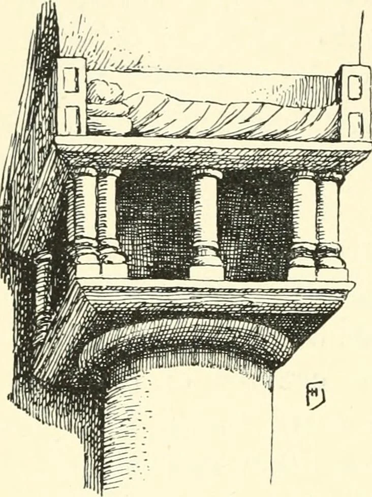 An illustration from Rambles in the Pyrenees and the adjacent districts, Gascony, Pays de Foix, & Roussillon, 1912, leaf 45