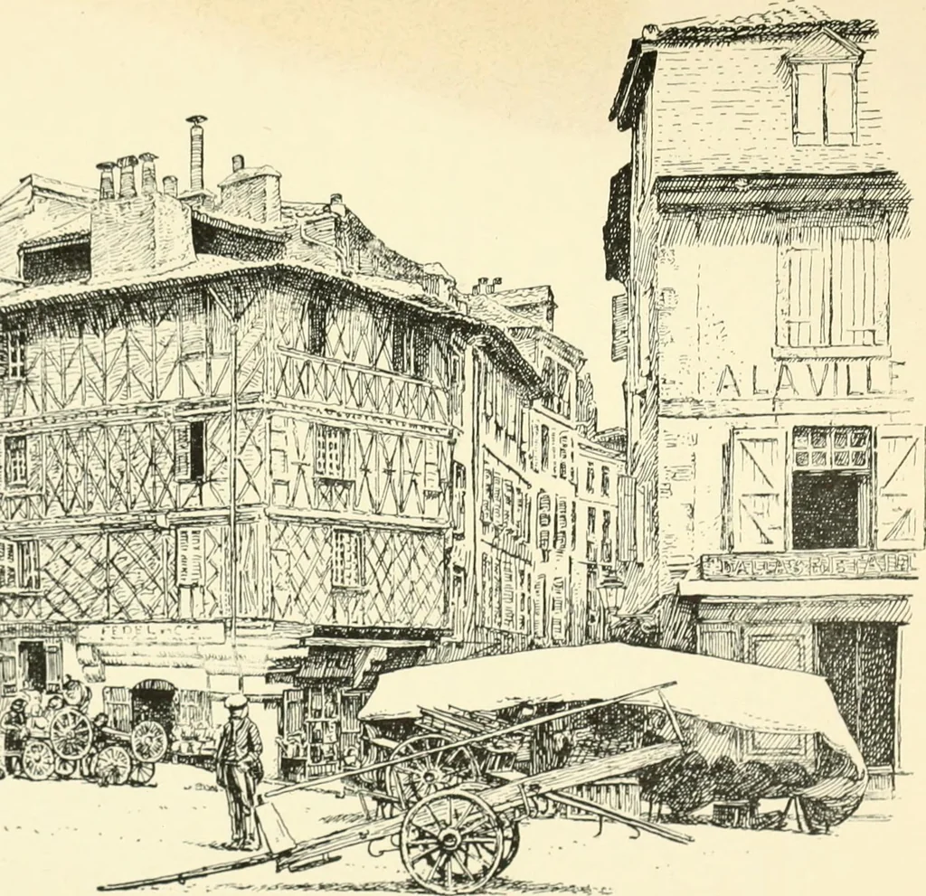 An illustration from Rambles in the Pyrenees and the adjacent districts, Gascony, Pays de Foix, & Roussillon, 1912, leaf 476
