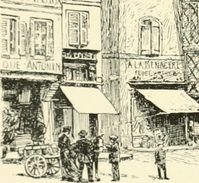 An illustration from Rambles in the Pyrenees and the adjacent districts, Gascony, Pays de Foix, & Roussillon, 1912, leaf 476