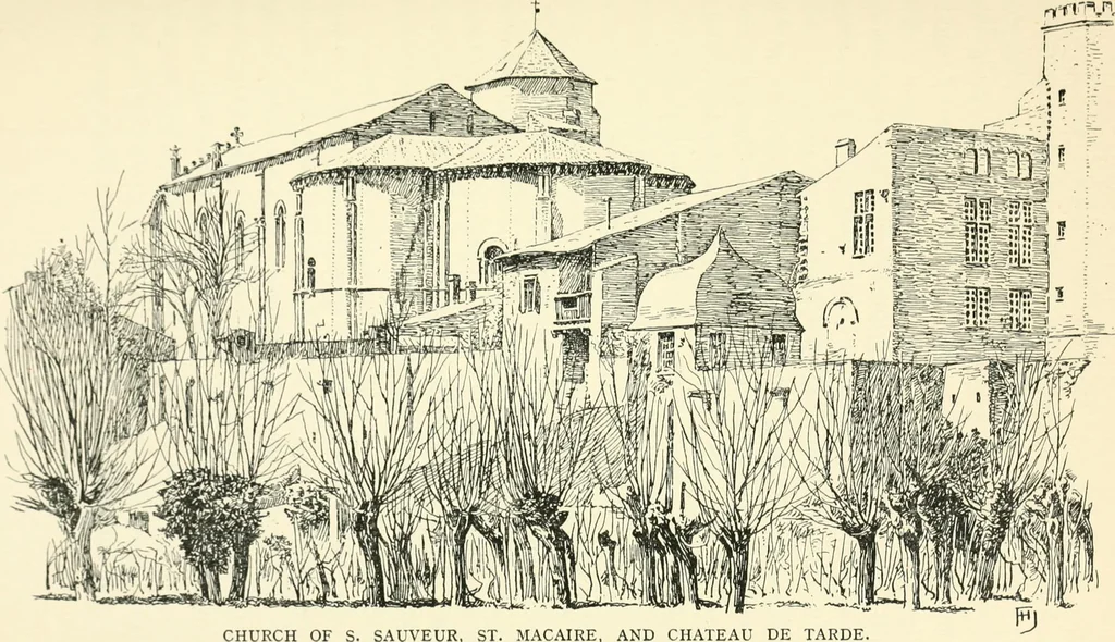 An illustration from Rambles in the Pyrenees and the adjacent districts, Gascony, Pays de Foix, & Roussillon, 1912, leaf 54