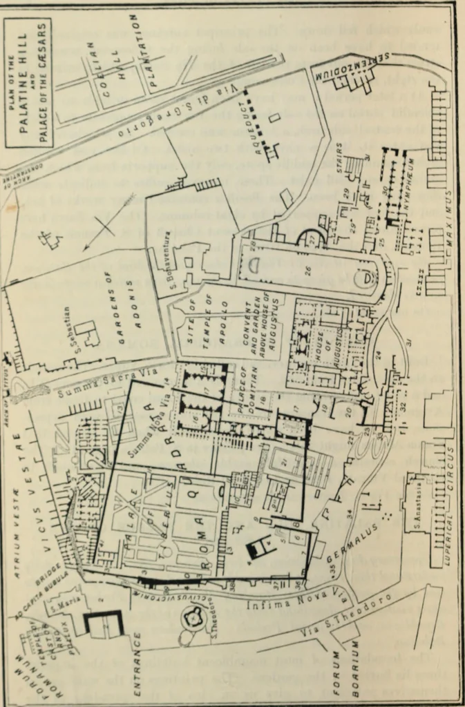 An illustration from Rambles in Rome; an archÃ¦ological and historical guide to the museums, galleries, villas, churches, and antiquities of Rome and the Campagna, 1887, leaf 111