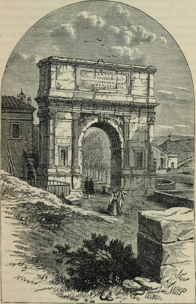 An illustration from Rambles in Rome; an archÃ¦ological and historical guide to the museums, galleries, villas, churches, and antiquities of Rome and the Campagna, 1887, leaf 130