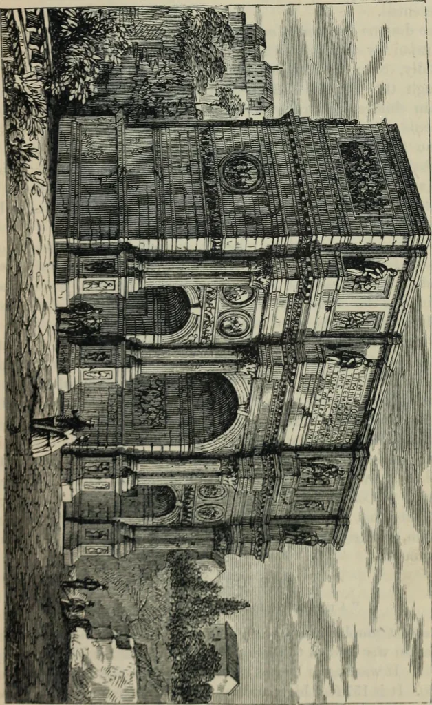 An illustration from Rambles in Rome; an archÃ¦ological and historical guide to the museums, galleries, villas, churches, and antiquities of Rome and the Campagna, 1887, leaf 136