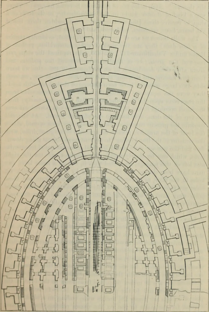 An illustration from Rambles in Rome; an archÃ¦ological and historical guide to the museums, galleries, villas, churches, and antiquities of Rome and the Campagna, 1887, leaf 142
