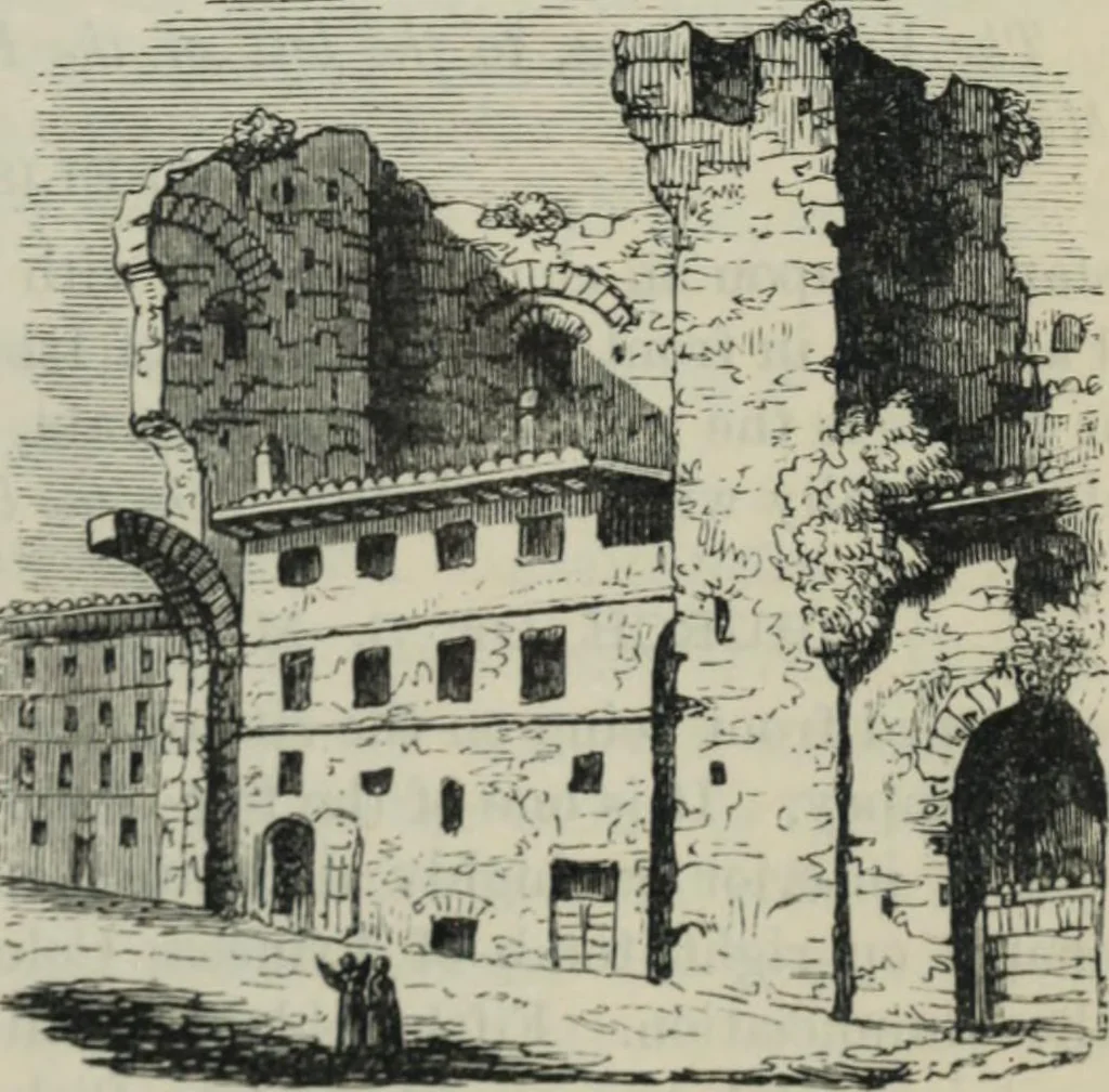 An illustration from Rambles in Rome; an archÃ¦ological and historical guide to the museums, galleries, villas, churches, and antiquities of Rome and the Campagna, 1887, leaf 200