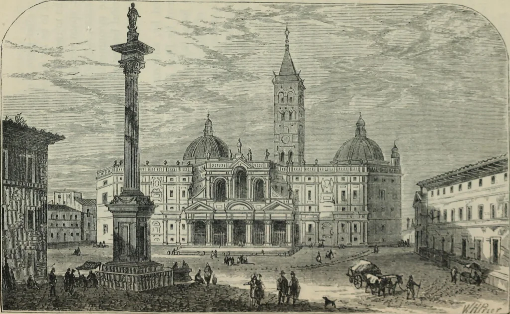 An illustration from Rambles in Rome; an archÃ¦ological and historical guide to the museums, galleries, villas, churches, and antiquities of Rome and the Campagna, 1887, leaf 300